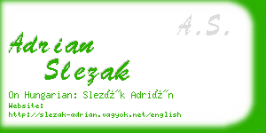 adrian slezak business card